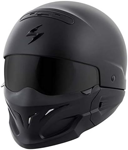 Amazon Scorpion スコーピオン Exo Combat ソリッドブラック システム フルフェイス ヘルメット 2xl 頭囲 63cm 64cm システム 車 バイク