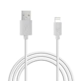 Apple Certified iPhone Lightning Cable 3 ft - for iPhone X XS XR XS Max 8 Plus 8 7 Plus 7 6S Plus 6 Plus 6 6S 5S 5 5C SE - Charge & Sync - 2.4a Rapid Power - Take for Travel - White