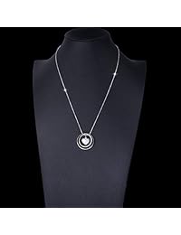 Cremation Jewelry - Collar con colgante de urna de plata de ley para cenizas