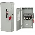 GE TH3361R 3 Wire 3 Pole Fusible Type TH Heavy-Duty Safety Switch 600 Volt AC 30 Amp NEMA 3R Spec-Setter™