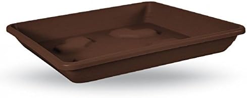 Blim Square Saucer for Flower Pot, Bronze, 30 x 30 cm