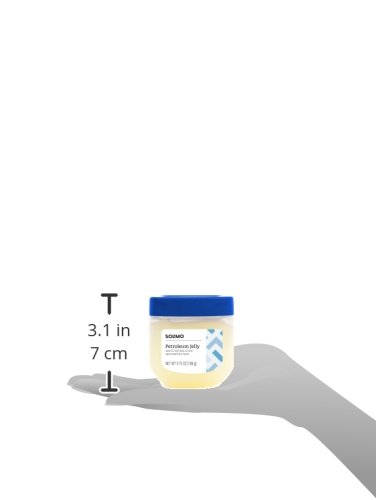 image for Amazon Brand - Solimo Petroleum Jelly White Petrolatum Skin Protectant
