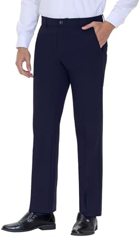 lauren ralph lauren men's classic-fit cotton stretch performance dress pants Lauren Ralph Lauren Men's Classic-Fit Stretch Performance Dress Pants, Khaki, 3634