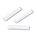 10x50mm Rectangular Clear Glass Cabochon Glass Tile Crystal Magnifying Cameo Base Cover Pack of 20
