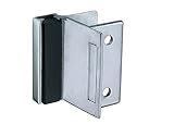 Harris Hardware TP5110-I Strike & Keeper Die Cast Zamac Chrome Plated Square Edge Partition with 1-1/4" Partition Thickness
