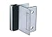Harris Hardware TP5110-I Strike & Keeper Die Cast Zamac Chrome Plated Square Edge Partition with 1-1/4