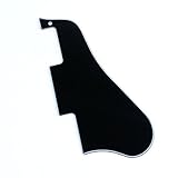 3Ply Jazz Archtop Guitar Pickguard Fits ES 335 Short Version ,Black