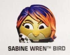 Star Wars Angry Birds Rebels Sabine Wren Bird Telepod Figure with Teleporter Base