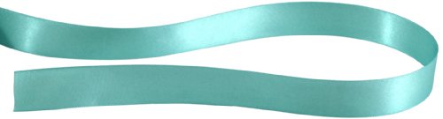 Kel-Toy Double Face Satin Ribbon, 5/8-Inch by 25-Yard, Tiffany Blue