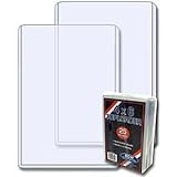 (100) 4x6 Post Card & Photo Topload Holders - Rigid Plastic Sleeves - BCW Brand