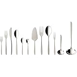 Villeroy & Boch SoftWave Set de cubiertos de mesa para 12 personas, 70 piezas,