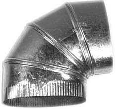 Midwest Ducts 6035 6" Oval flat 90 deg Elbow