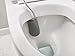 Joseph Joseph 70517 Flex Toilet Brush with Slim Holder Flexible Anti-Drip, Stainless Steel