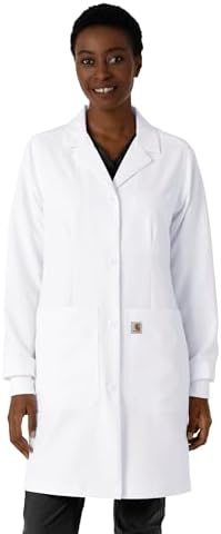 ジャケット・アウター soloist 24AW collarless doctor jacket 46 Amazon.com: DR Uniforms™ Unisex Collarless Lab Coats – White