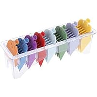 SoarUp Guide Comb Set Rainbow Color 8 Sizes Clipper Spare Parts Haircut Accessories