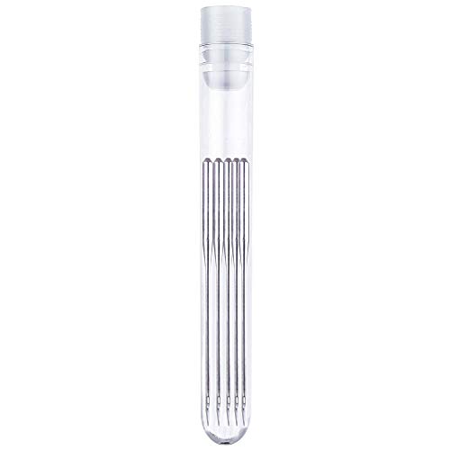 10pcs Sewing Machine Needles Size 90/14 in Storage Tube with Needle Threader