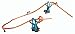 Hot Wheels Track Builder Spiral Stack-Up Track Set