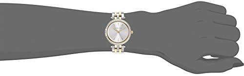 Michael-Kors-Damen-Analog-Quarz-Uhr-mit-Edelstahl-Armband-MK3405