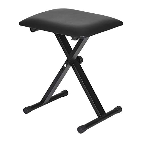 Luxury X-Type Padded Keyboard Workbench Piano Bench Stool Music