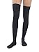 JOMI COMPRESSION Thigh High Collection, 20-30mmHg Premiere Closed Toe Made In USA 240 (X-Large, Black)