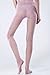 Miya 12 Colors,Women's Control Top 12 Den All Sheer Toe silk stockings Tights Panty Hose,Light Purple,Medium / Large