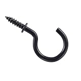 National Hardware N119-729 2023 Cup Hooks in Black, 1", 30 piece