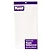 Pack of 2: Large Plastic Rectangle Party Tablecloth White 54 x 108 Inches