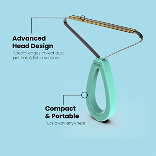 YUAKUOD Pet Hair Remover, Special Dog Hair Remover Multi Fabric Edge and Carpet Scraper, Quick Cat Hair Remover for Couch, Pet Towers and Rugs