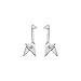 Boma Jewelry Sterling Silver Origami Giraffe Stud Earrings