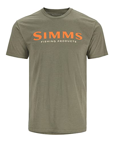 Simms Men's Logo Classic T-Shirt – Cotton Blend