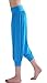 HOEREV Brand Women's Super Soft Modal Spandex Harem Yoga Pilates Capri Pants