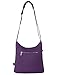 Oakarbo Crossbody Bag Nylon Multi-Pocket Travel Shoulder Bag (1204 Vivid violet, Large)