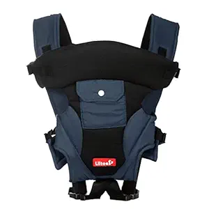 LILTOES Baby Carrier with 3 Carry Positions, for 4 to 24 Months Baby, Max Weight Up to 12 Kgs (Blue)