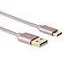CableCreation Type C to Type A Cable, 1.6ft USB-C Fast Charge Cord, with 56K Ohm Resistor, Compatible MacBook 12-inch, Galaxy S9/S9 Plus, Pixel XL 2, 0.5M Rose Gold