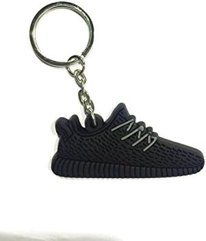 Cute Silicone Yeezy 350 Boost Key Chain Sneaker Keychain Kids Key Rings Key Holder Llaveros Chaveiro Porte Clef