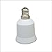 Onite 6pcs E12 to E26 / E27 Adapter - Converts Chandelier Socket (E12) to fit your Medium Socket (E26/E27) Bulb