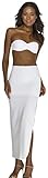 David's Bridal Dominique Full Length Control Slip Style 7218WHITE