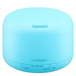 URPOWER 500ml Aromatherapy Essential Oil Diffuser Humidifier with 4 Timer Settings, 7 LED Color Changing Lamps and Waterless Auto Shut-off