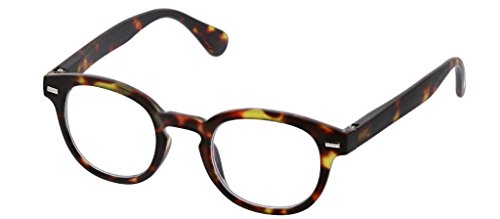 Peepers Men's Headliner 2326225 Round Reading Glasses, Tortoise, 2.25