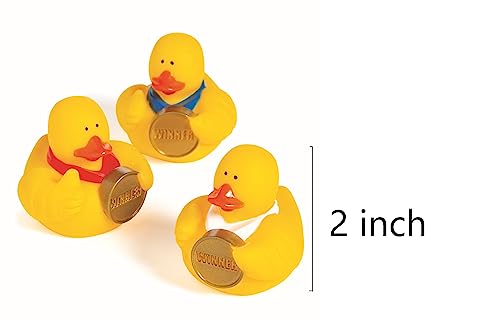 Cat Rubber Duckies - 12 Piece Vinyl Feline Duck Collection For Party Favors & Gifts