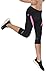 SANTIC Women's Cycling Shorts Bike Pants Padded 3/4 Tights Breathable Bicycle Capris