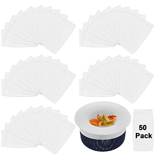 FULOWAY 50 Pack Pool Skimmer Socks, Swimming Pool Filter Socks for