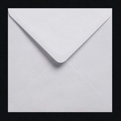 100 White 100gms Square GUMMED ENVELOPES 155mm x 155mm (6'' x 6'')