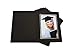 Golden State Art 50 Pack, 5x7 Photo Folders, Black with Silver Lining, DIY Photo Frames, All Occasions