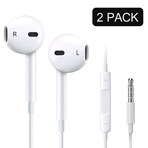 3.5mm Earbuds/Headphones/Earphones with Microphone Noise Isolating, in