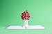 Lovepop Red Rose Arrangement Classic Pop Up Card, 5x7-3D Greeting Card, Pop Up Card for Mom, Anniversary Card for Wife, Love Card, Thinking of You
