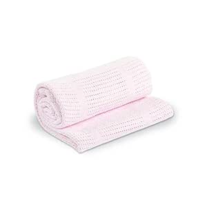 pink cellular blanket