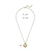 Coin Necklace 18K Gold Plated Vintage Coin Round High Polish Pendant Valentine's Day Mother's Day Special Gifts Gold Sweater Necklace for Women Girls Jewelry