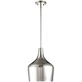 Light Visions PL0037PN Transitional 1 Light 11 inch Polished Nickel Pendant Ceiling Light