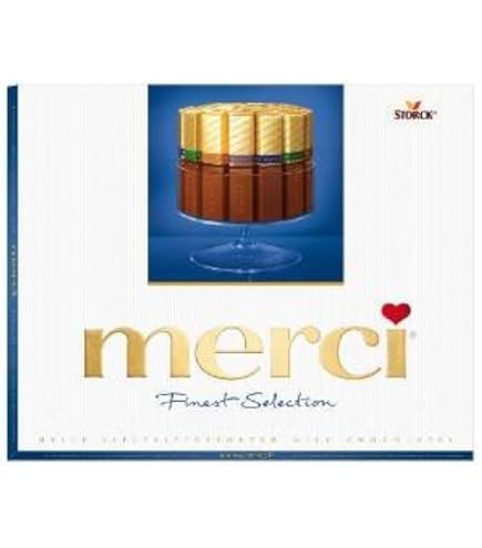 Amazon.com: Merci European Dark & Milk Chocolates, (Red+Blue 8.8
